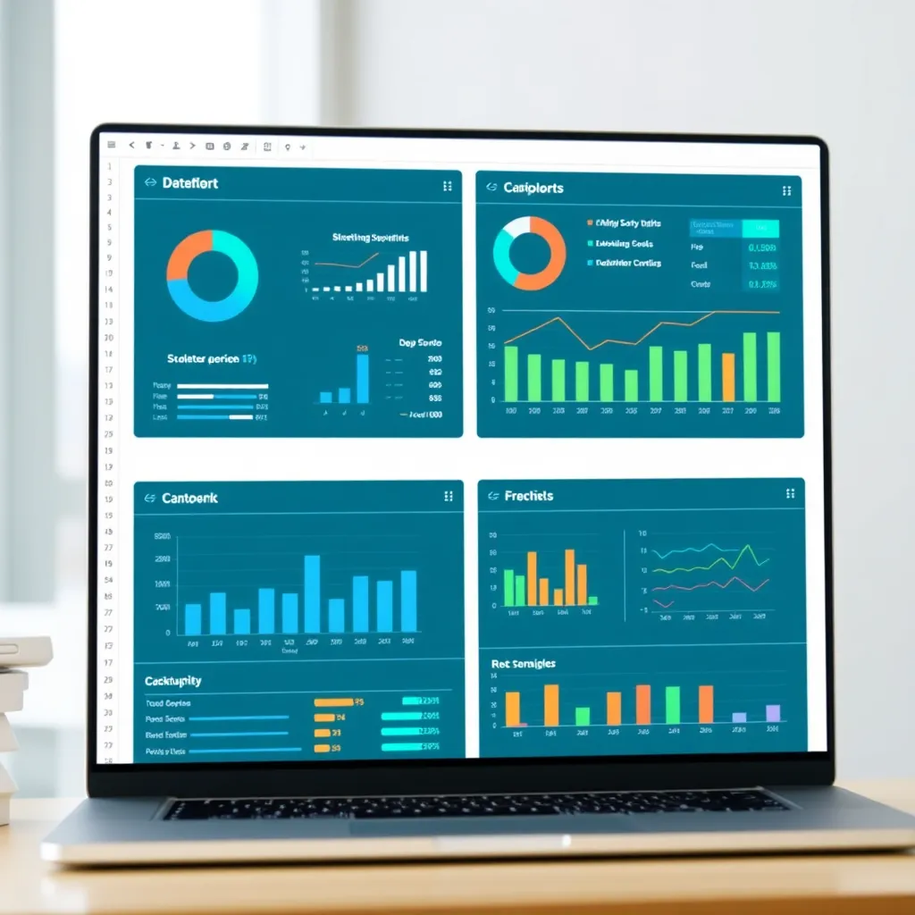 Professioneel dashboard met KPI's voor een Belgisch bedrijf