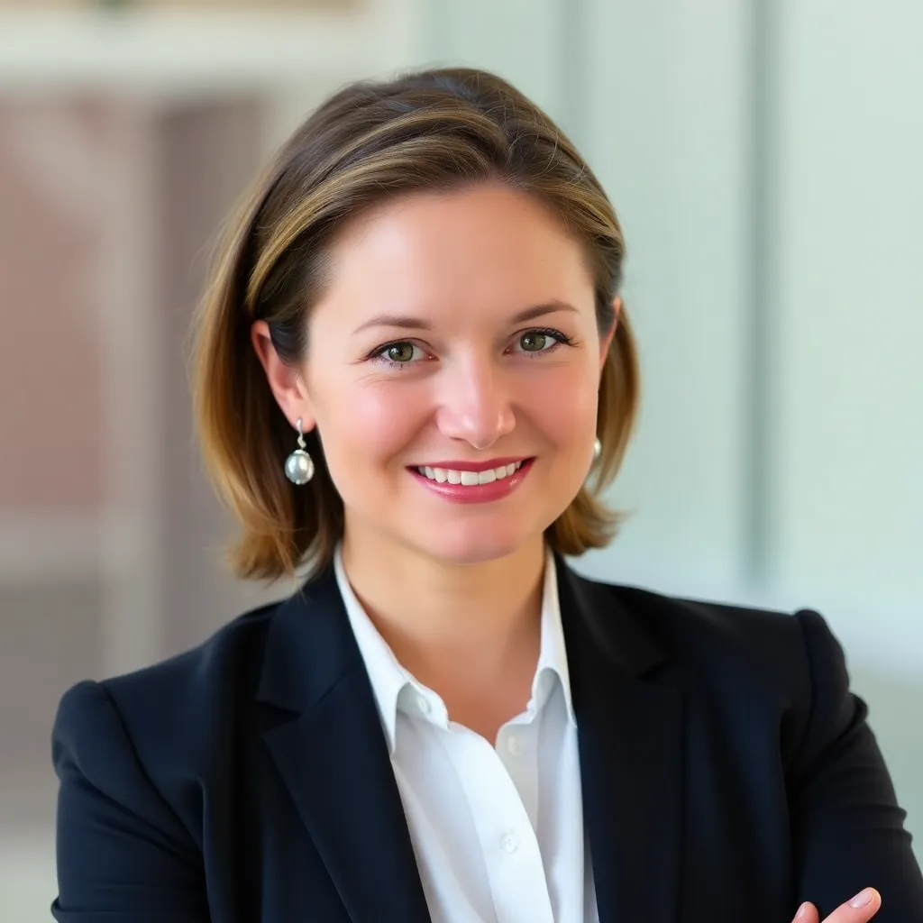 Portret van Sarah Martens, financieel analist bij een Belgisch bedrijf